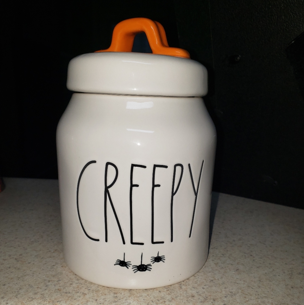 Creepy canister rae dunn